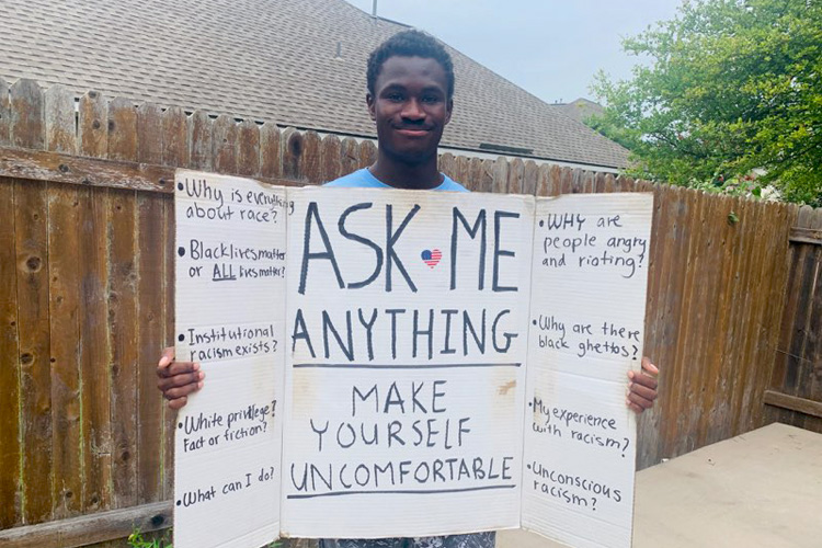 Literature Student Starts Campaign To Spur Deeper Dialogue About Race