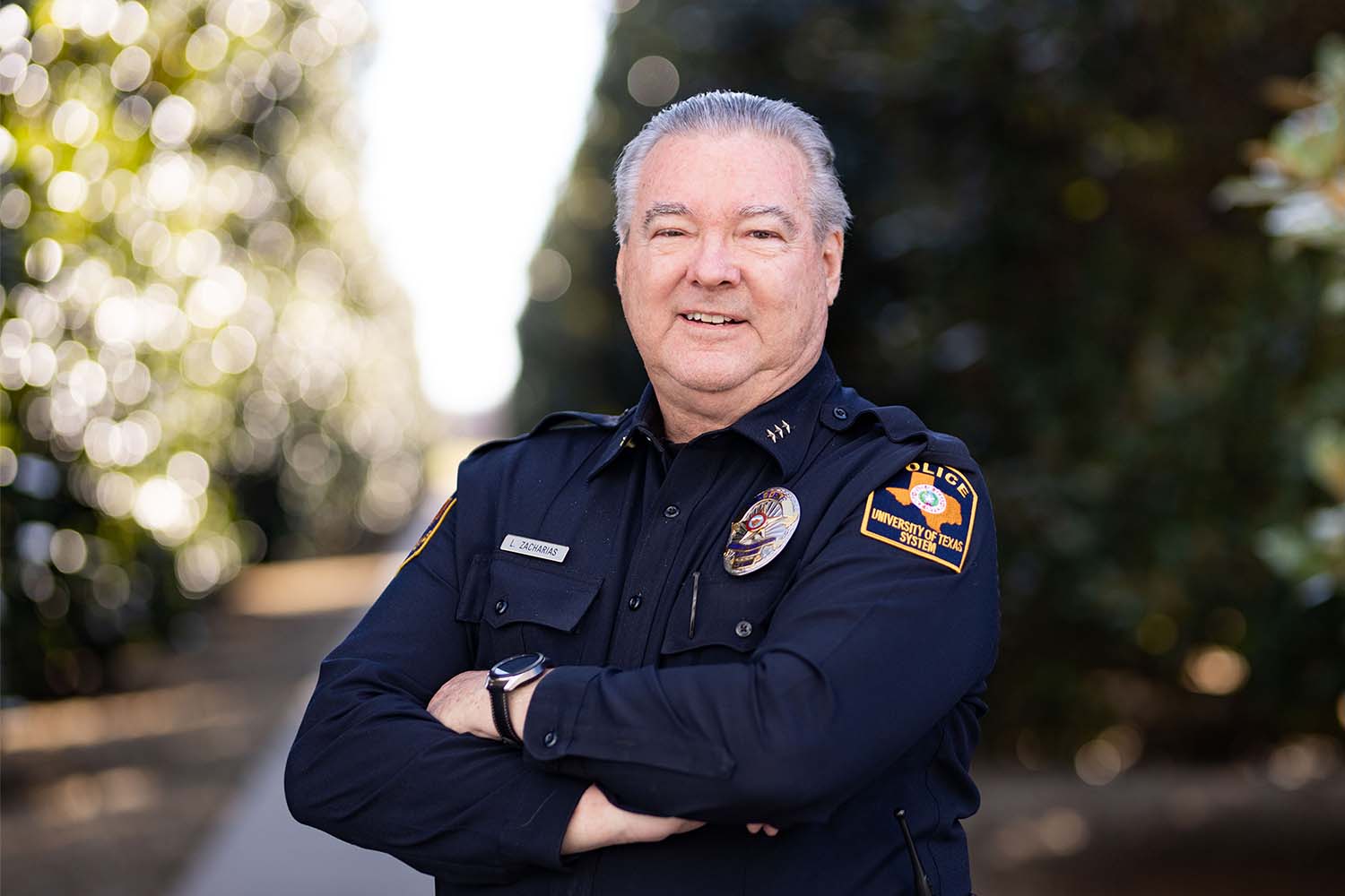 Chief Zach,' Police Leader, Pillar of UTD Community, Retires - News Center  | The University of Texas at Dallas