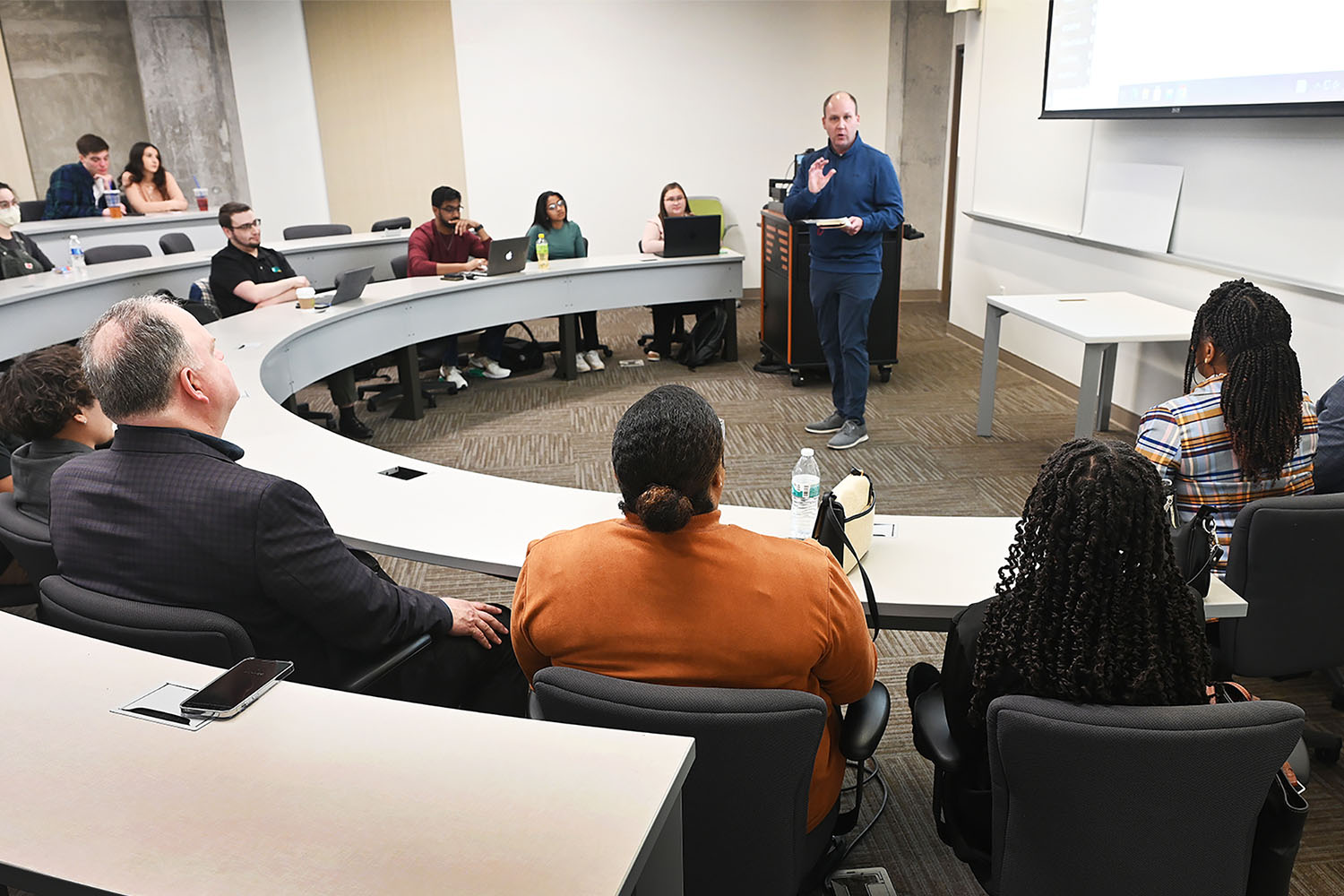 Management Students Learn Firsthand About Power of Giving