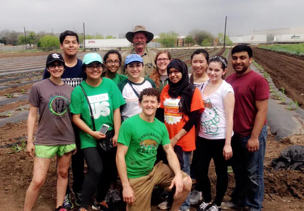 For last year's Alternative Spring break, the University's Social Services team served with the San Antonio Food Bank