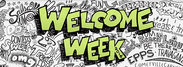 Welcome Week 2015 banner