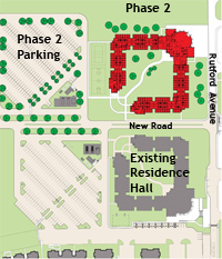 Residence hall map